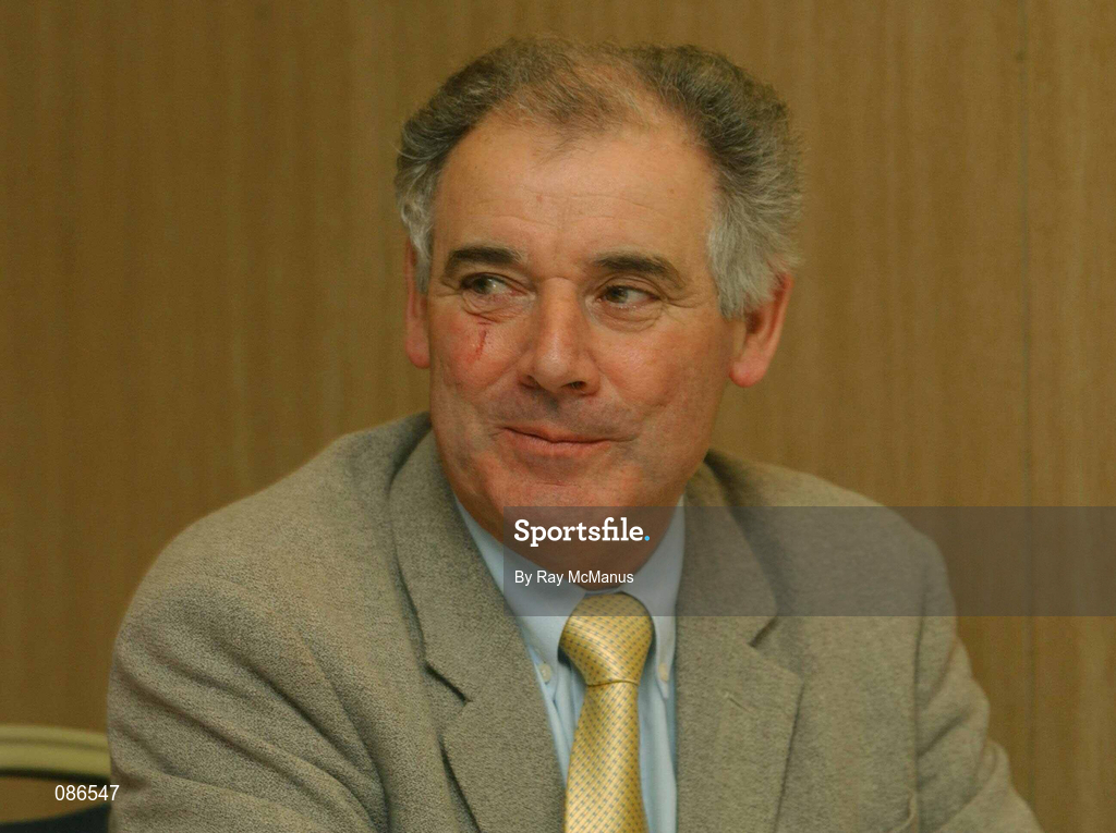 27 April 2002; Joe Colwell of Shamrock Rovers during the eircom League AGM at the Red Cow Moran's Hotel in Dublin. Photo by Ray McManus/Sportsfile