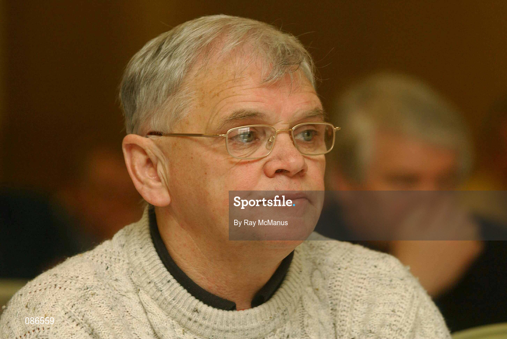 27 April 2002; Paddy Cannon of Derry City during the eircom League AGM at the Red Cow Moran's Hotel in Dublin. Photo by Ray McManus/Sportsfile