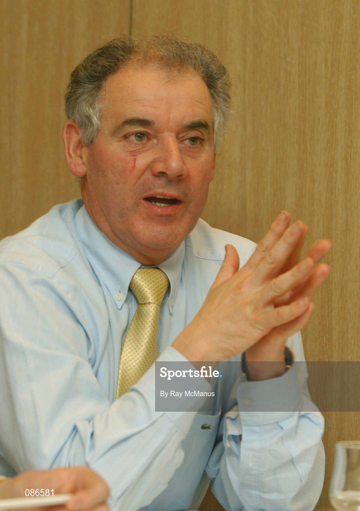 27 April 2002; Joe Colwell of Shamrock Rovers during the eircom League AGM at the Red Cow Moran's Hotel in Dublin. Photo by Ray McManus/Sportsfile