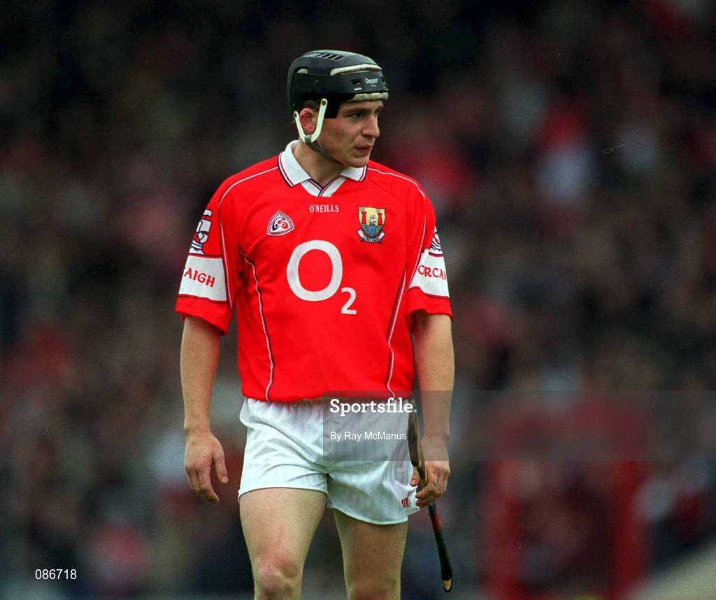 21 April 2002; Eamonn Collins of Cork during the Allianz National Hurling League Semi-Final match between Cork and Tipperary at Páirc Uí Chaoimh in Cork. Photo by Ray McManus/Sportsfile