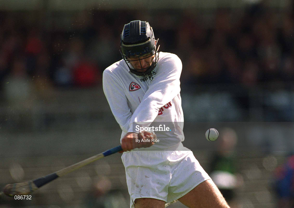 28 April 2002; John Brennan of Kildare during the Guinness Leinster Senior Hurling Championship First Round match between Westmeath and Kildare at Cusack Park in Mullingar, Westmeath. Photo by Aoife Rice/Sportsfile