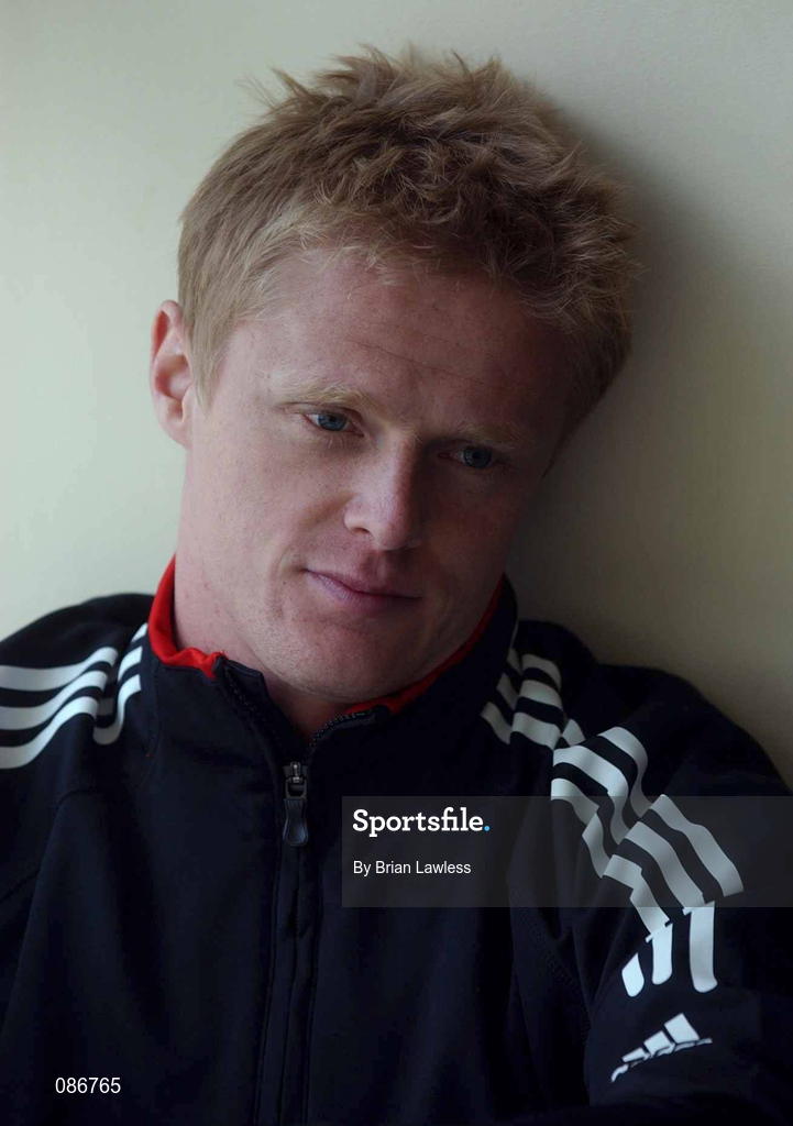 29 April 2002; Republic of Ireland International Damien Duff at the launch of The adidas Predator Mania football boot at The Radisson Hotel in Dublin. Photo by Brian Lawless/Sportsfile