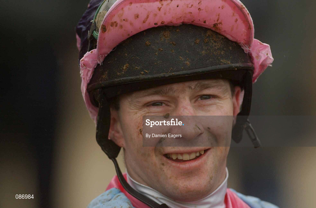 27 April 2002; Jockey David Casey at Punchestown Racecourse in Naas, Kildare. Photo by Damien Eagers/Sportsfile