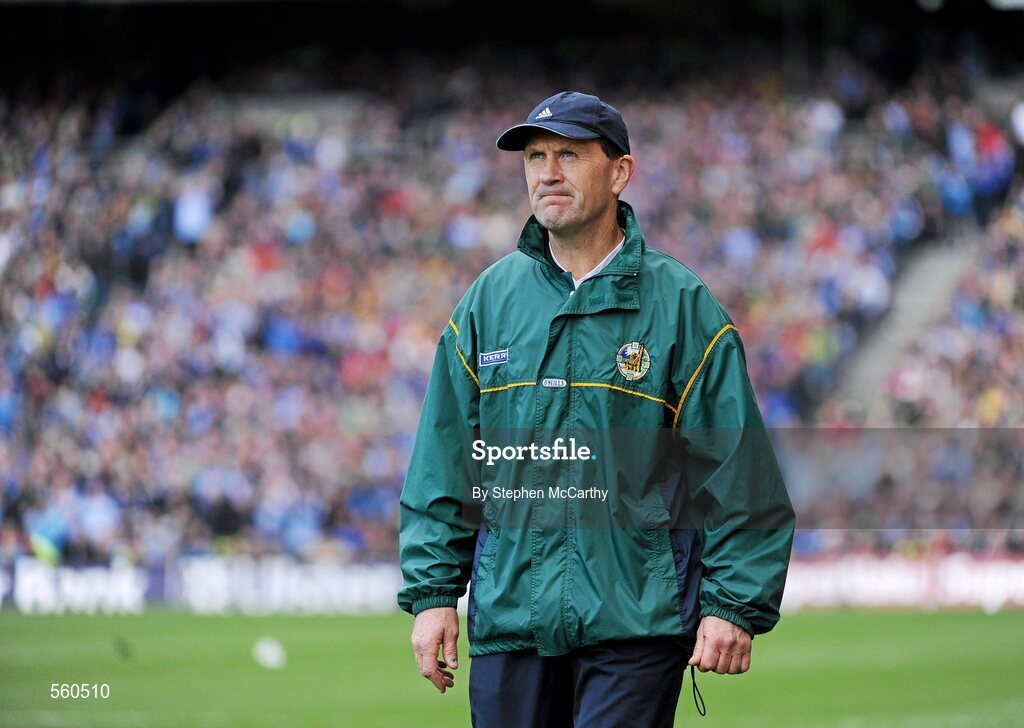 18 September 2011; Kerry manager Jack O'Connor during the final moments of the game. GAA Football All-Ireland Senior Championship Final, Kerry v Dublin, Croke Park, Dublin. Picture credit: Stephen McCarthy / SPORTSFILE