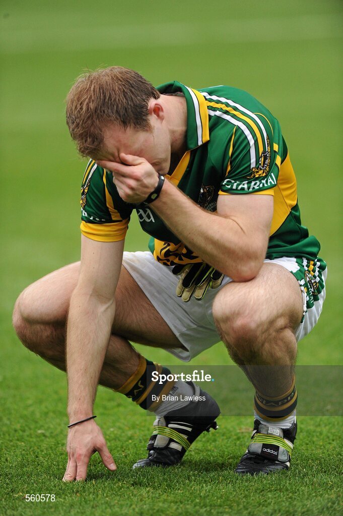 18 September 2011; Kerry's Darran O'Sullivan after defeat. GAA Football All-Ireland Senior Championship Final, Kerry v Dublin, Croke Park, Dublin. Picture credit: Brian Lawless / SPORTSFILE