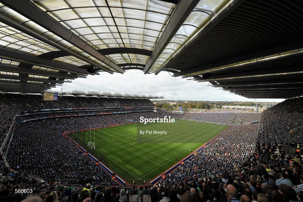 18 September 2011; A general view of Croke Park during the game. GAA Football All-Ireland Senior Championship Final, Kerry v Dublin, Croke Park, Dublin. Picture credit: Pat Murphy / SPORTSFILE