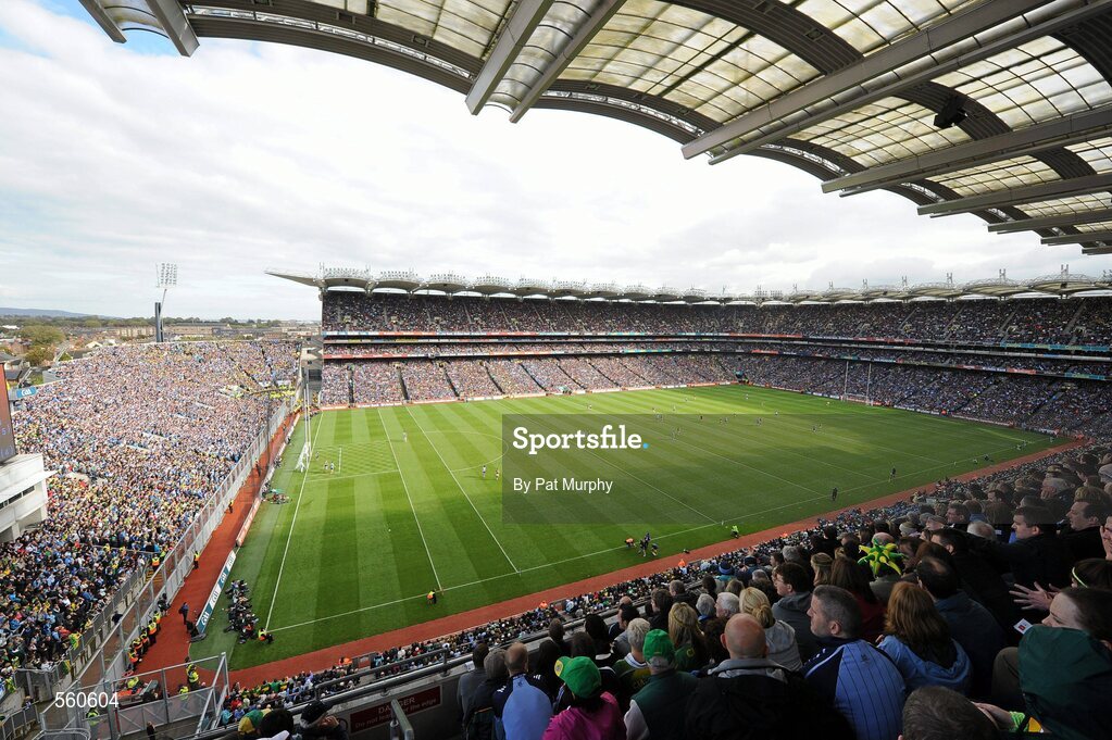 18 September 2011; A general view of Croke Park during the game. GAA Football All-Ireland Senior Championship Final, Kerry v Dublin, Croke Park, Dublin. Picture credit: Pat Murphy / SPORTSFILE