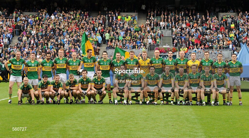18 September 2011; The Kerry squad. GAA Football All-Ireland Senior Championship Final, Kerry v Dublin, Croke Park, Dublin. Picture credit: Pat Murphy / SPORTSFILE