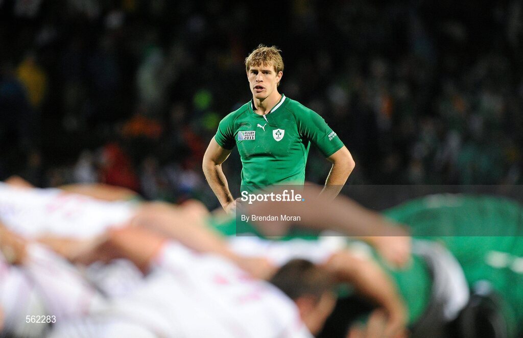 25 September 2011; Andrew Trimble, Ireland. 2011 Rugby World Cup, Pool C, Ireland v Russia, Rotorua International Stadium, Rotorua, New Zealand. Picture credit: Brendan Moran / SPORTSFILE