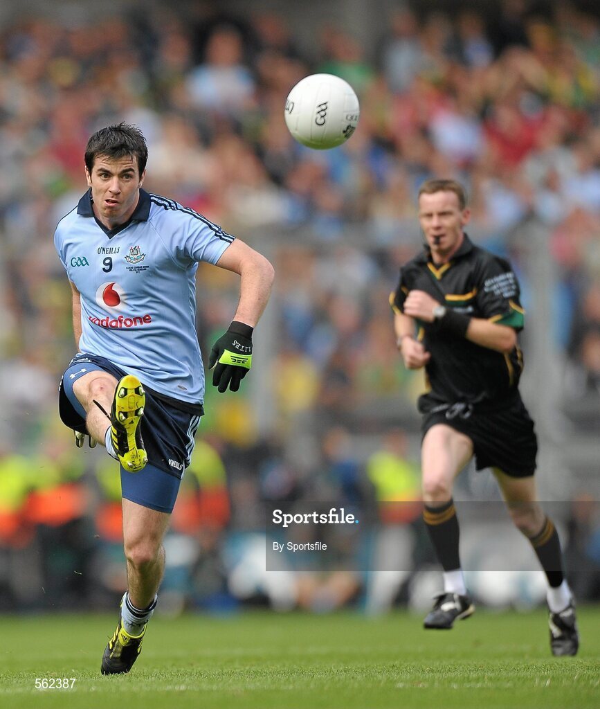 18 September 2011; Michael Darragh MacAuley, Dublin. GAA Football All-Ireland Senior Championship Final, Kerry v Dublin, Croke Park, Dublin. Photo by Sportsfile