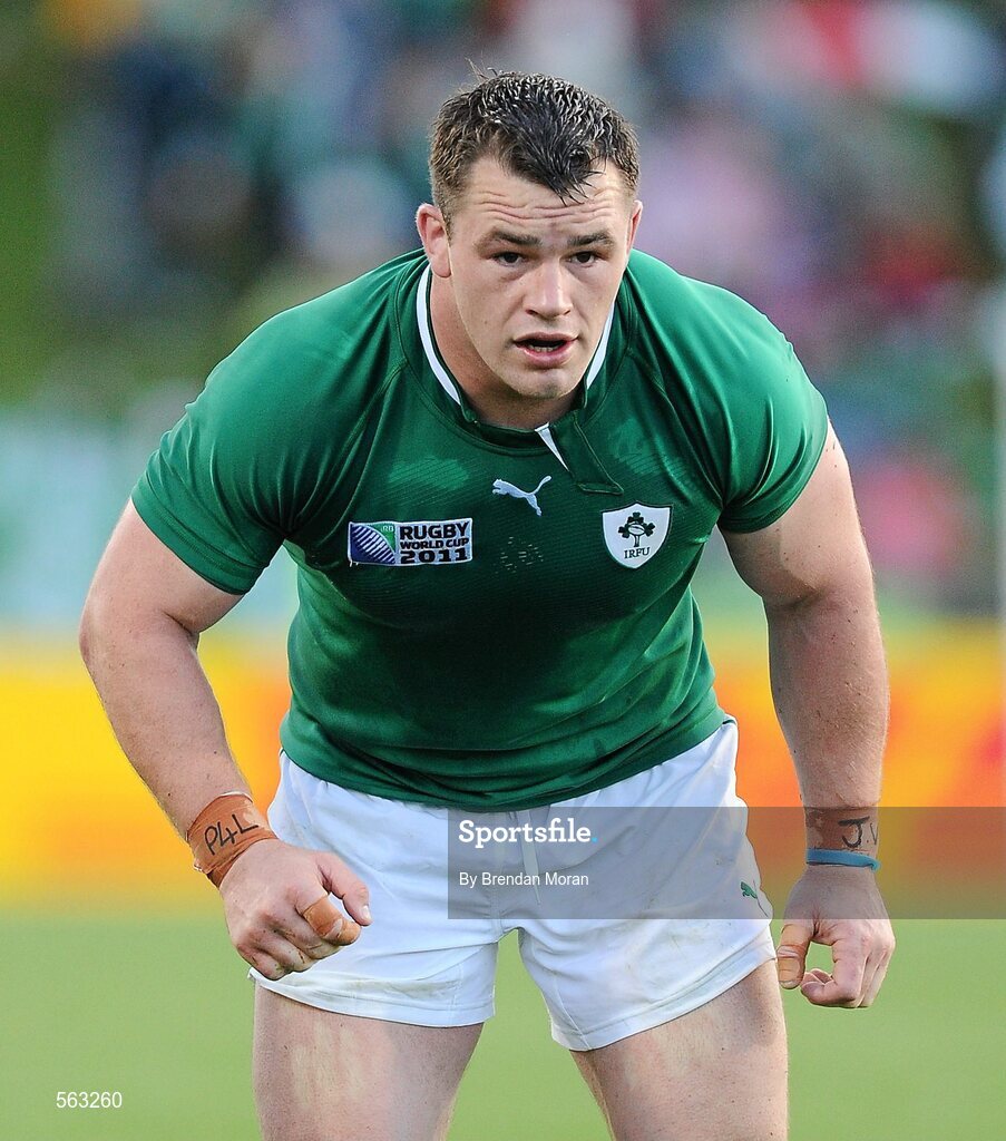 25 September 2011; Cian Healy, Ireland. 2011 Rugby World Cup, Pool C, Ireland v Russia, Rotorua International Stadium, Rotorua, New Zealand. Picture credit: Brendan Moran / SPORTSFILE
