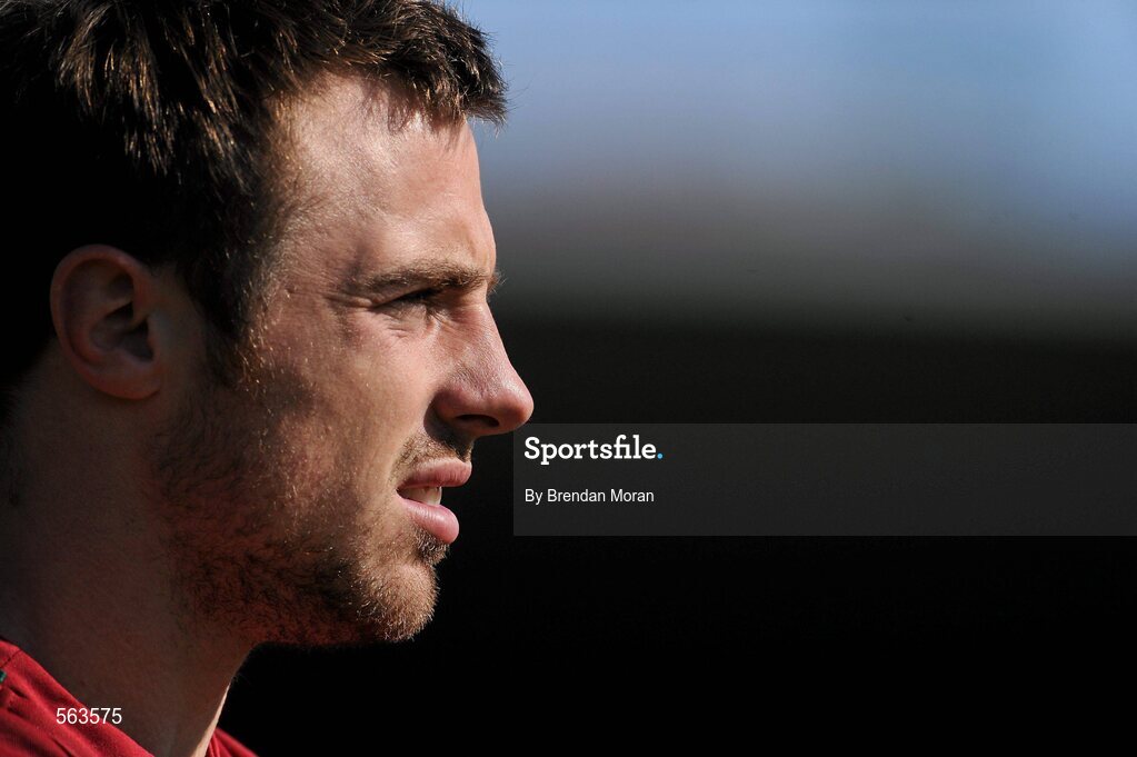 28 September 2011; Ireland's Tommy Bowe during squad training ahead of their 2011 Rugby World Cup, Pool C, game against Italy on Sunday. Ireland Rugby Squad Training, Carisbrook Stadium, Dunedin, New Zealand. Picture credit: Brendan Moran / SPORTSFILE