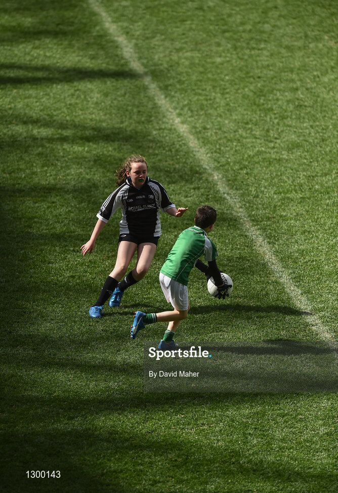 12 April 2017; A general view during the game between Glen Gaels GAA Club, Co. Leitrim and Dumore McHales GAA Club, Co. Galway during The Go Games Provincial Days in partnership with Littlewoods Ireland Day 3 at Croke Park in Dublin. Photo by David Maher/Sportsfile