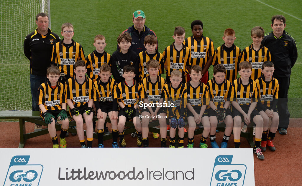 12 April 2017; Players representing Parke Keelogues Crimlin GAA Club, Co Mayo, during The Go Games Provincial Days in partnership with Littlewoods Ireland Day 3 at Croke Park in Dublin. Photo by Cody Glenn/Sportsfile