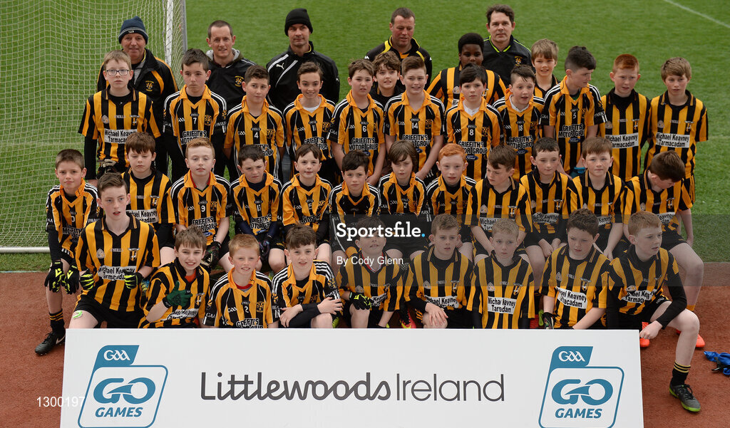 12 April 2017; Players representing Parke Keelogues Crimlin GAA Club, Co Mayo, during The Go Games Provincial Days in partnership with Littlewoods Ireland Day 3 at Croke Park in Dublin. Photo by Cody Glenn/Sportsfile