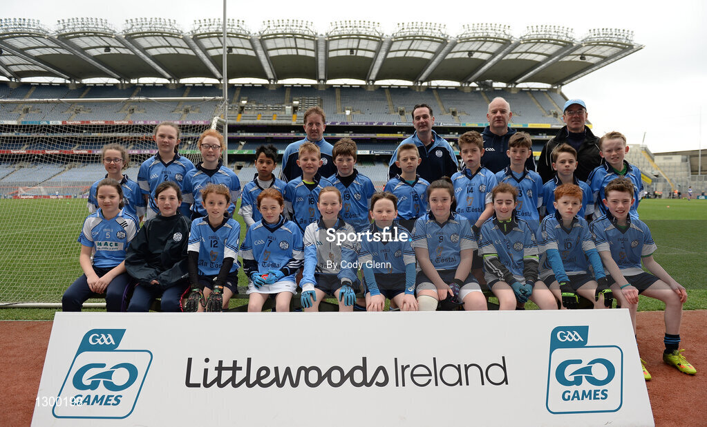 12 April 2017; Players representing Allen Gaels GAA Club, Co Leitrim, during The Go Games Provincial Days in partnership with Littlewoods Ireland Day 3 at Croke Park in Dublin. Photo by Cody Glenn/Sportsfile