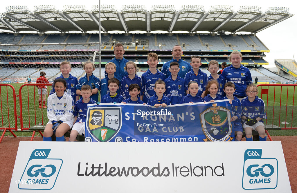 12 April 2017; Players representing St Ronan's GAA Club, Co Roscommon, during The Go Games Provincial Days in partnership with Littlewoods Ireland Day 3 at Croke Park in Dublin. Photo by Cody Glenn/Sportsfile