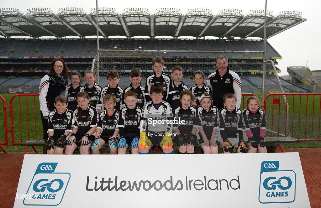12 April 2017; Players representing Glen Gaels GAA Club, Co Leitrim, during The Go Games Provincial Days in partnership with Littlewoods Ireland Day 3 at Croke Park in Dublin. Photo by Cody Glenn/Sportsfile