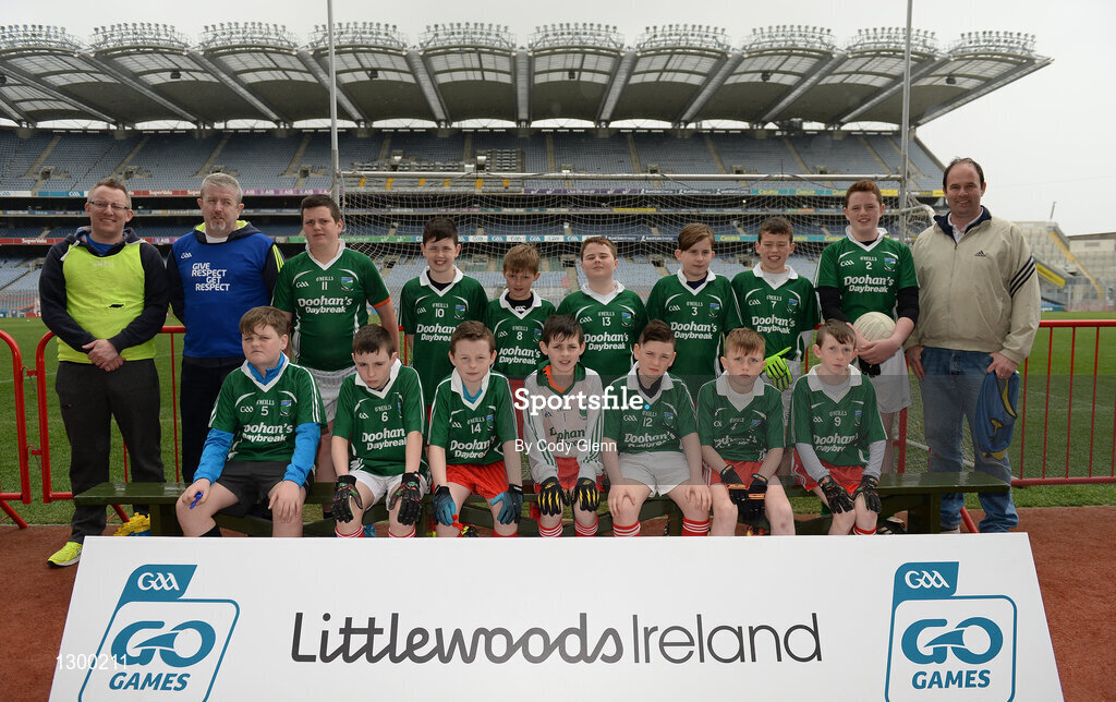 12 April 2017; Players representing Bunninadden Ballymote GAA Club, Co Sligo, during The Go Games Provincial Days in partnership with Littlewoods Ireland Day 3 at Croke Park in Dublin. Photo by Cody Glenn/Sportsfile