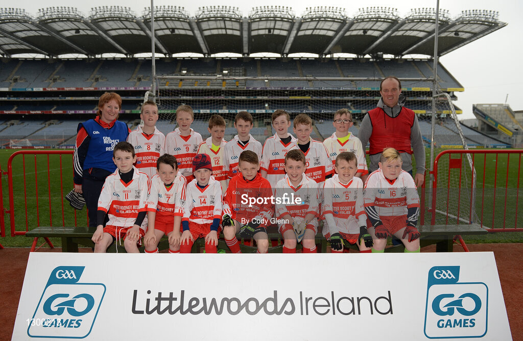 12 April 2017; Players representing Bunninadden Ballymote GAA Club, Co Sligo, during The Go Games Provincial Days in partnership with Littlewoods Ireland Day 3 at Croke Park in Dublin. Photo by Cody Glenn/Sportsfile