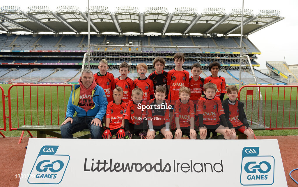12 April 2017; Players representing Ballyhaunis GAA Club, Co Mayo, during The Go Games Provincial Days in partnership with Littlewoods Ireland Day 3 at Croke Park in Dublin. Photo by Cody Glenn/Sportsfile