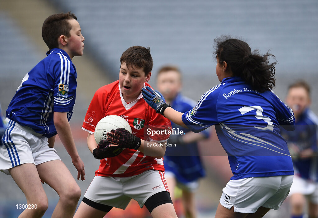 12 April 2017; A general view of action between Tuam Stars GAA Club, Co Galway, and St. Ronan's GAA Club, Co Roscommon, during The Go Games Provincial Days in partnership with Littlewoods Ireland Day 3 at Croke Park in Dublin. Photo by Cody Glenn/Sportsfile