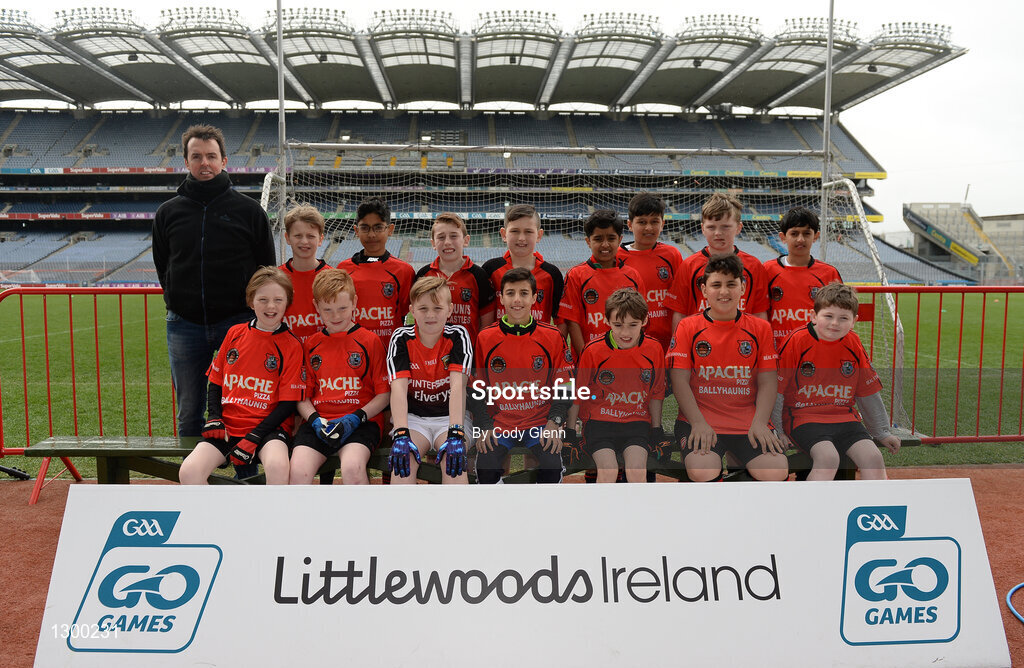 12 April 2017; Players representing Ballyhaunis GAA Club, Co Mayo, during The Go Games Provincial Days in partnership with Littlewoods Ireland Day 3 at Croke Park in Dublin. Photo by Cody Glenn/Sportsfile