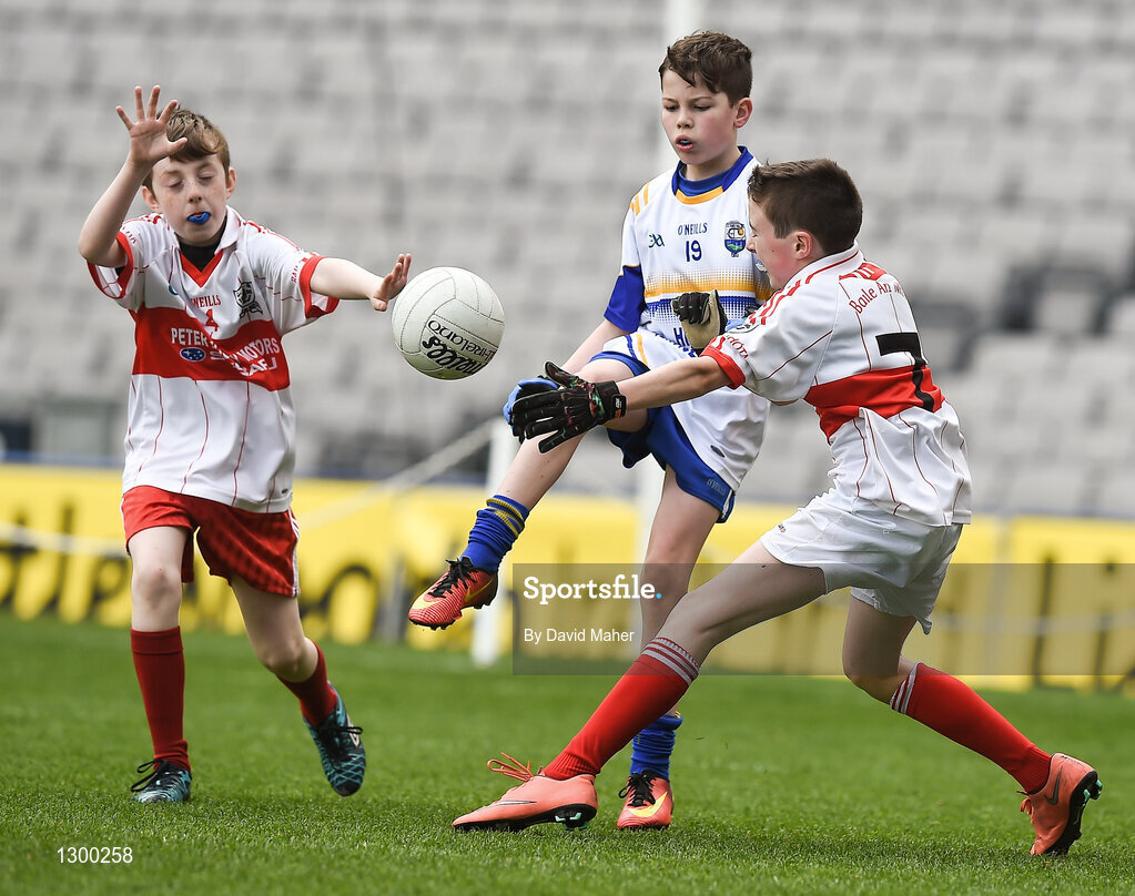 12 April 2017; A general view of action between Ballymote GAA club, Co. Sligo and Hollymount Carramore GAA club, Co. Mayo during The Go Games Provincial Days in partnership with Littlewoods Ireland Day 3 at Croke Park in Dublin. Photo by David Maher/Sportsfile