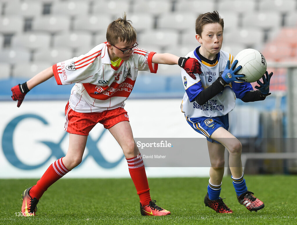 12 April 2017; A general view of action between Ballymote GAA club, Co. Sligo and Hollymount Carramore GAA club, Co. Mayo during The Go Games Provincial Days in partnership with Littlewoods Ireland Day 3 at Croke Park in Dublin. Photo by David Maher/Sportsfile