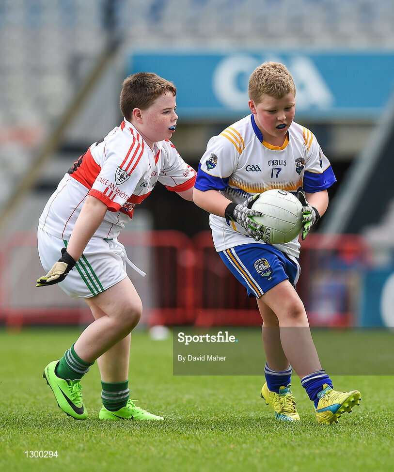 12 April 2017; A general view of action between Ballymote GAA club, Co. Sligo and Hollymount Carramore GAA club, Co. Mayo during The Go Games Provincial Days in partnership with Littlewoods Ireland Day 3 at Croke Park in Dublin. Photo by David Maher/Sportsfile