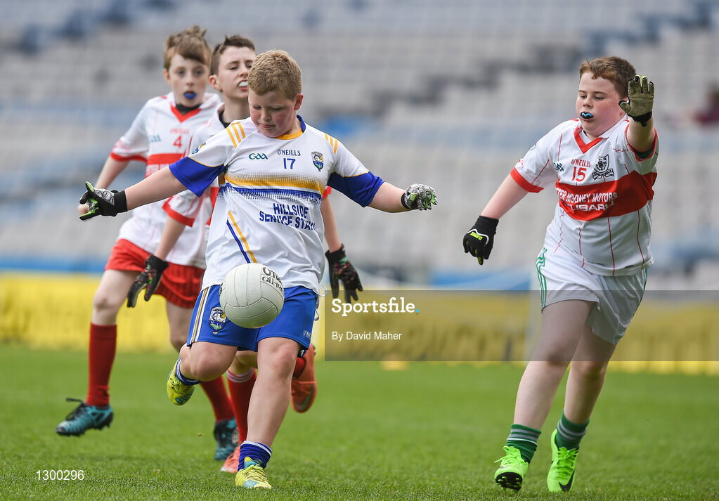 12 April 2017; A general view of action between Ballymote GAA club, Co. Sligo and Hollymount Carramore GAA club, Co. Mayo during The Go Games Provincial Days in partnership with Littlewoods Ireland Day 3 at Croke Park in Dublin. Photo by David Maher/Sportsfile