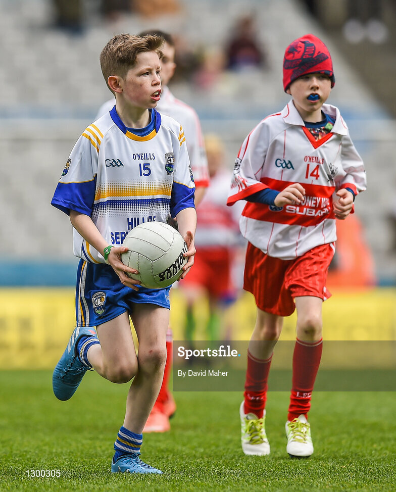 12 April 2017; A general view of action between Ballymote GAA Club, Co. Sligo and Hollymount Carramore GAA Club, Co. Mayo, during the Go Games Provincial Days in partnership with Littlewoods Ireland Day 3 at Croke Park in Dublin. Photo by David Maher/Sportsfile