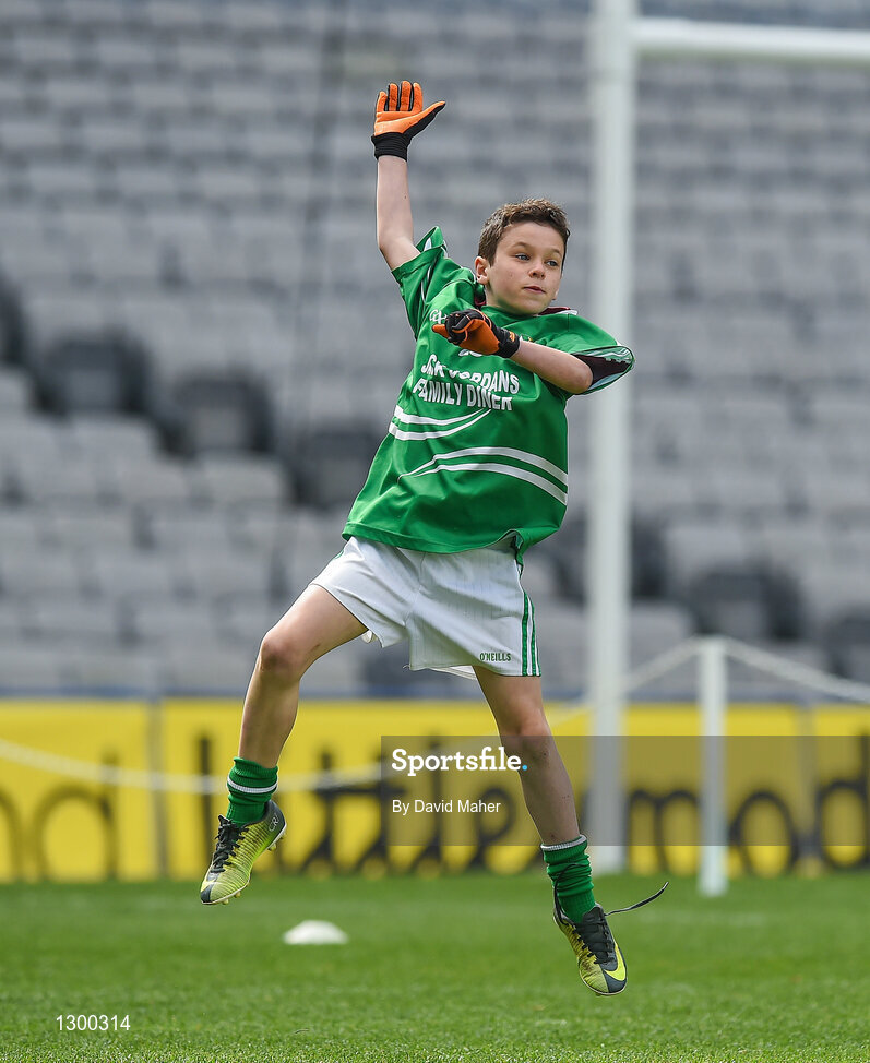 12 April 2017; A general view during the game between Glen Gaels GAA club, Co. Leitrim and Dumore MacHales GAA club, Co. Galway during The Go Games Provincial Days in partnership with Littlewoods Ireland Day 3 at Croke Park in Dublin. Photo by David Maher/Sportsfile