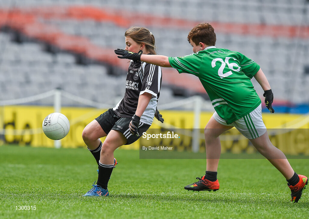 12 April 2017; A general view during the game between Glen Gaels GAA club, Co. Leitrim and Dumore MacHales GAA club, Co. Galway during The Go Games Provincial Days in partnership with Littlewoods Ireland Day 3 at Croke Park in Dublin. Photo by David Maher/Sportsfile