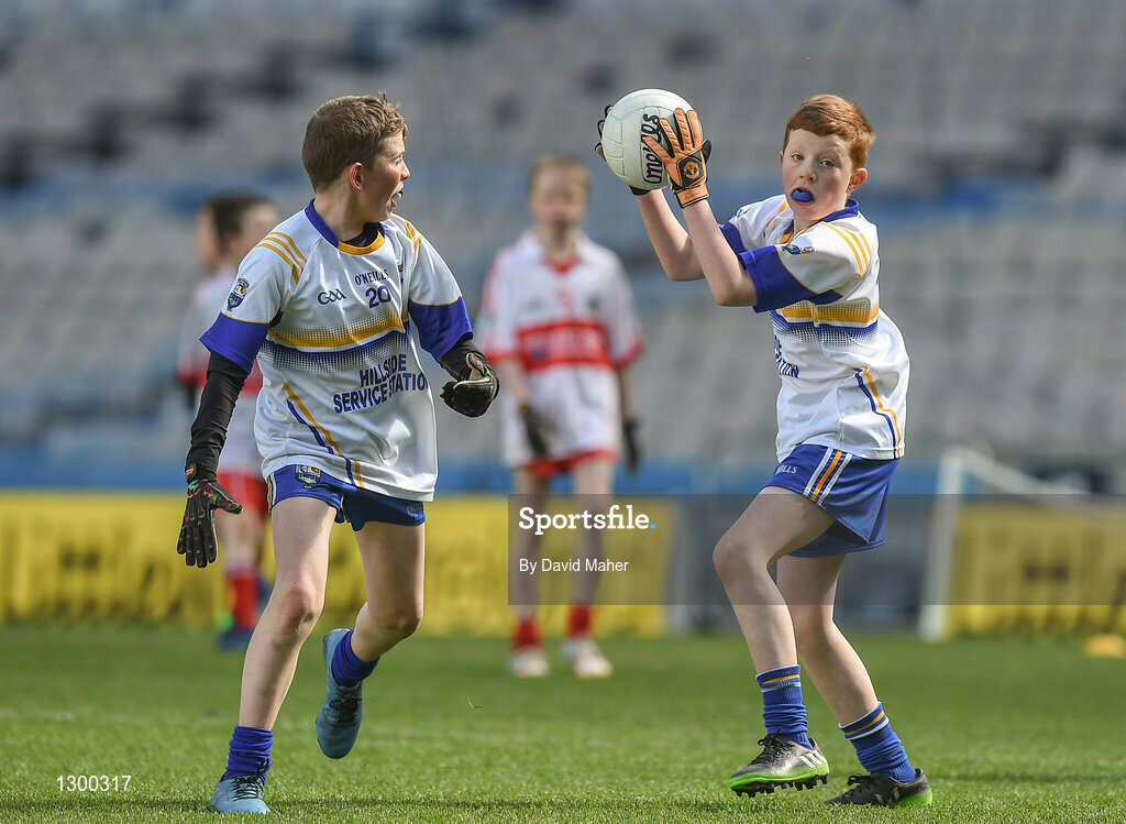 12 April 2017; A general view of action between Ballymote GAA club, Co. Sligo and Hollymount Carramore GAA club, Co. Mayo during The Go Games Provincial Days in partnership with Littlewoods Ireland Day 3 at Croke Park in Dublin. Photo by David Maher/Sportsfile
