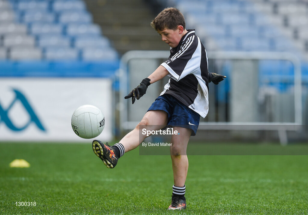12 April 2017; A general view during the game between Glen Gaels GAA club, Co. Leitrim and Dumore MacHales GAA club, Co. Galway during The Go Games Provincial Days in partnership with Littlewoods Ireland Day 3 at Croke Park in Dublin. Photo by David Maher/Sportsfile