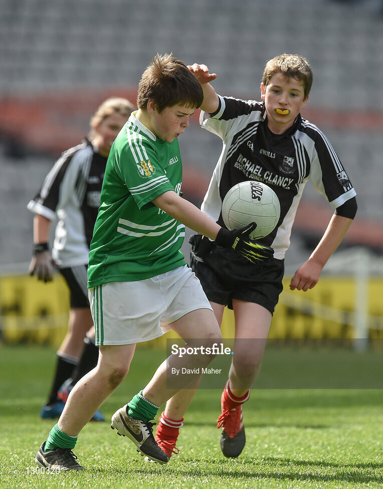 12 April 2017; A general view during the game between Glen Gaels GAA club, Co. Leitrim and Dumore MacHales GAA club, Co. Galway during The Go Games Provincial Days in partnership with Littlewoods Ireland Day 3 at Croke Park in Dublin. Photo by David Maher/Sportsfile