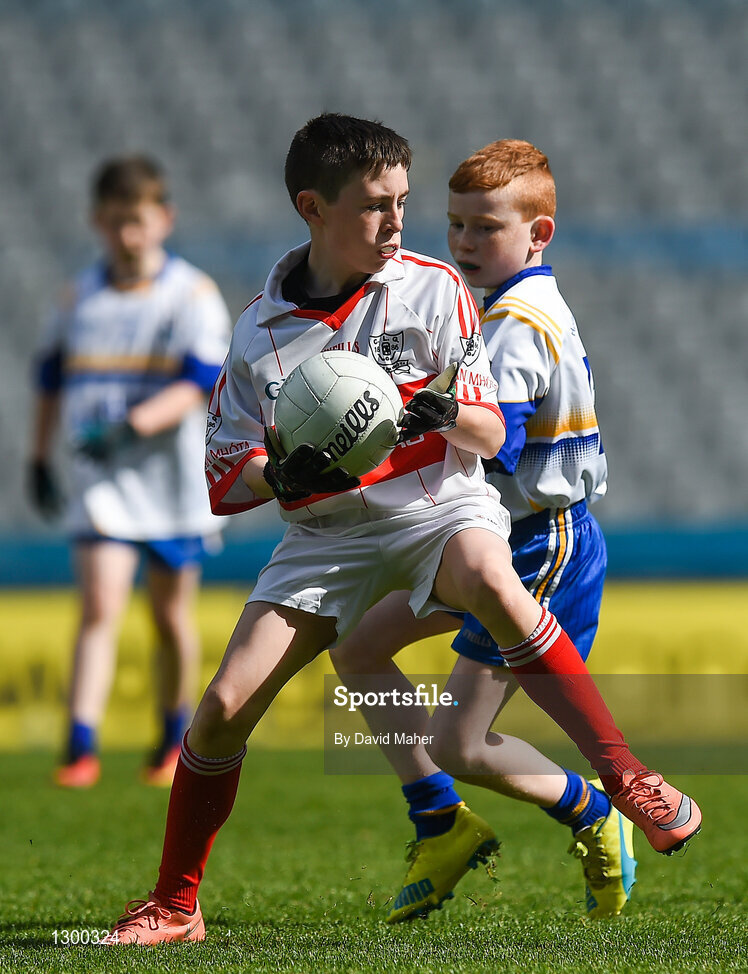 12 April 2017; A general view of action between Ballymote GAA club, Co. Sligo and Hollymount Carramore GAA club, Co. Mayo during The Go Games Provincial Days in partnership with Littlewoods Ireland Day 3 at Croke Park in Dublin. Photo by David Maher/Sportsfile