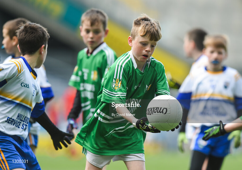 12 April 2017; A general view of action between  Dunmore MacHales GAA club, Co. Galway and  Hollymount Carramore GAA club, Co. Mayo during The Go Games Provincial Days in partnership with Littlewoods Ireland Day 3 at Croke Park in Dublin. Photo by David Maher/Sportsfile