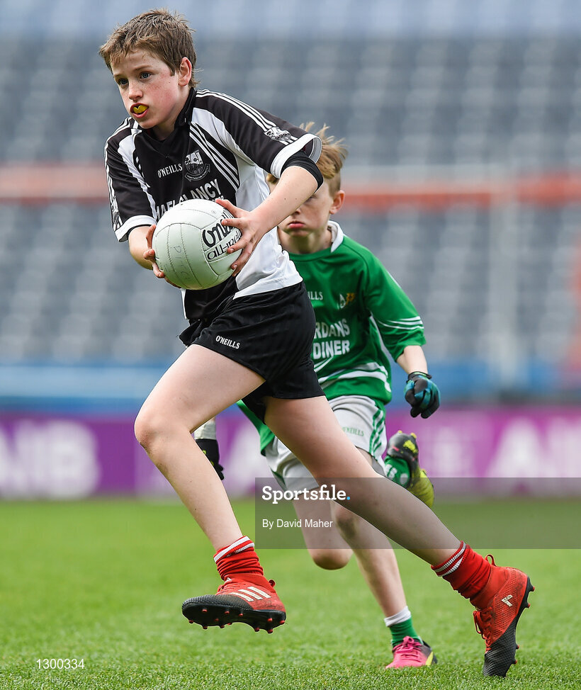 12 April 2017; A general view during the game between Glen Gaels GAA club, Co. Leitrim and Dumore MacHales GAA club, Co. Galway during The Go Games Provincial Days in partnership with Littlewoods Ireland Day 3 at Croke Park in Dublin. Photo by David Maher/Sportsfile