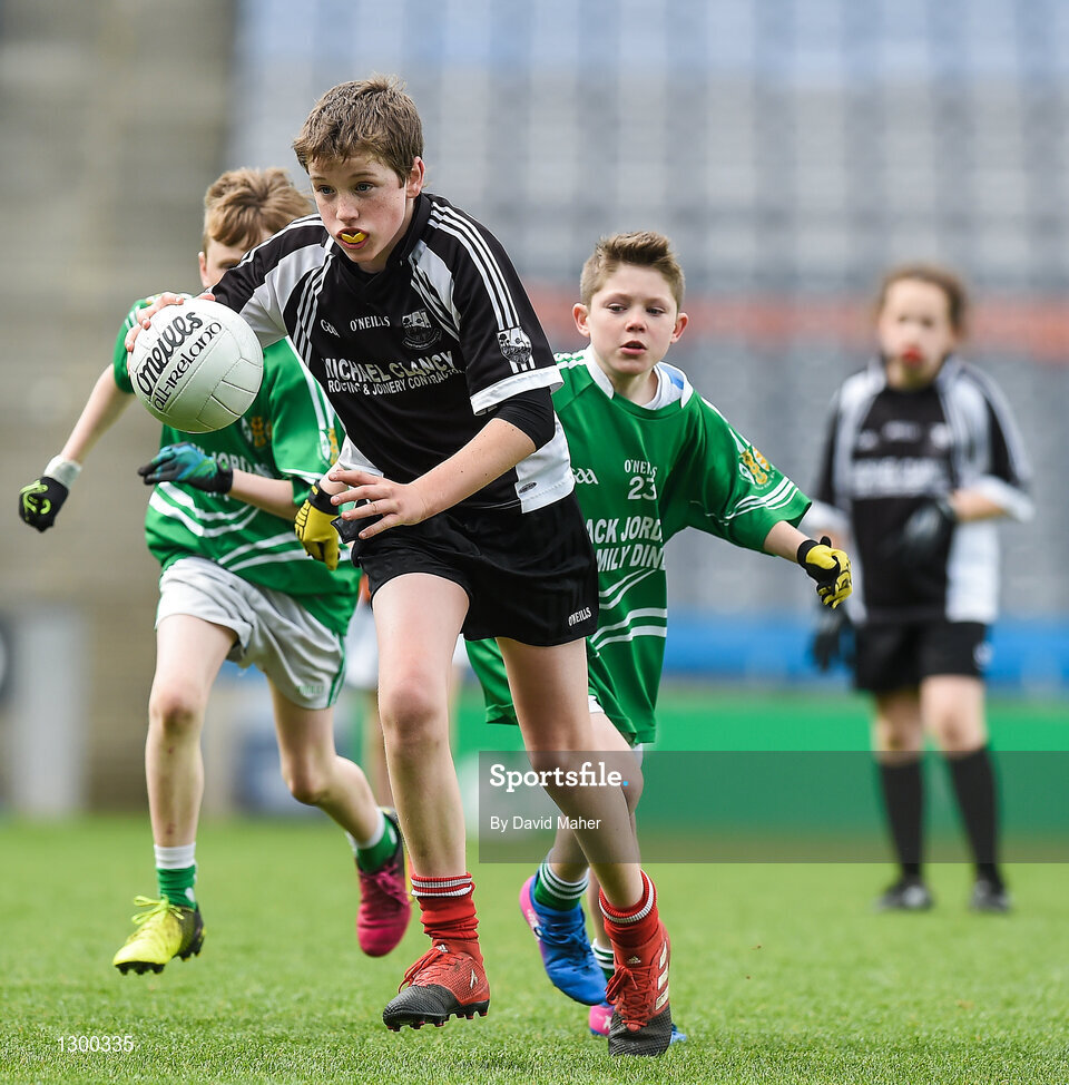 12 April 2017; A general view during the game between Glen Gaels GAA club, Co. Leitrim and Dumore MacHales GAA club, Co. Galway during The Go Games Provincial Days in partnership with Littlewoods Ireland Day 3 at Croke Park in Dublin. Photo by David Maher/Sportsfile