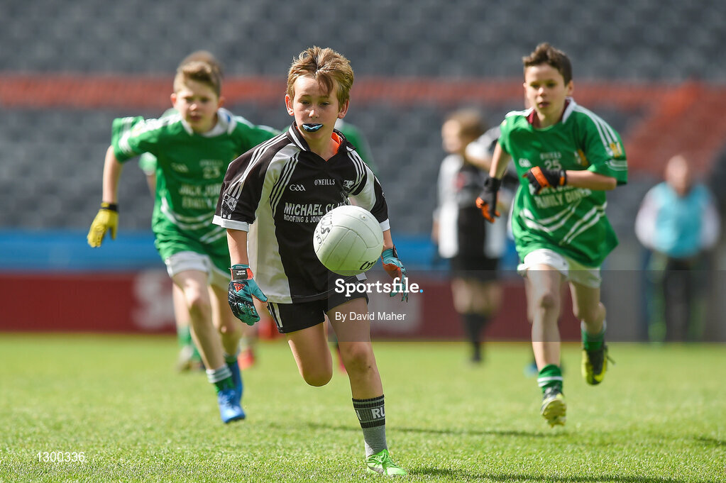 12 April 2017; A general view during the game between Glen Gaels GAA club, Co. Leitrim and Dumore MacHales GAA club, Co. Galway during The Go Games Provincial Days in partnership with Littlewoods Ireland Day 3 at Croke Park in Dublin. Photo by David Maher/Sportsfile