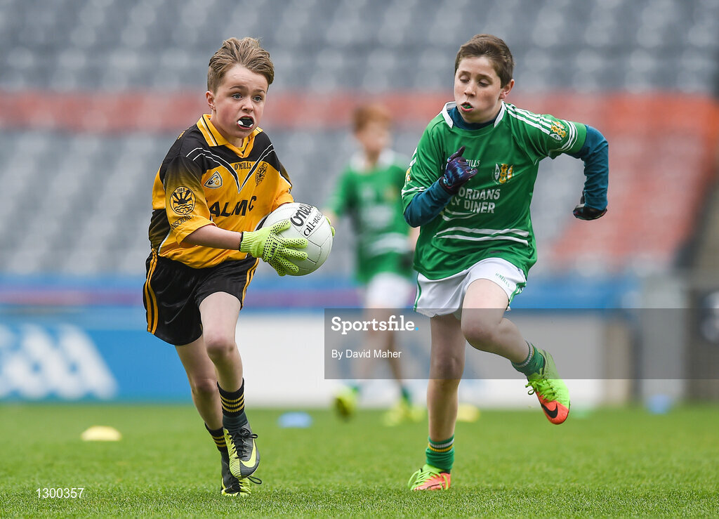 12 April 2017; A general view of action between Enniscrone GAA club, Co. Sligo and Dunmore MacHales GAA club, Co. Galway during The Go Games Provincial Days in partnership with Littlewoods Ireland Day 3 at Croke Park in Dublin. Photo by David Maher/Sportsfile