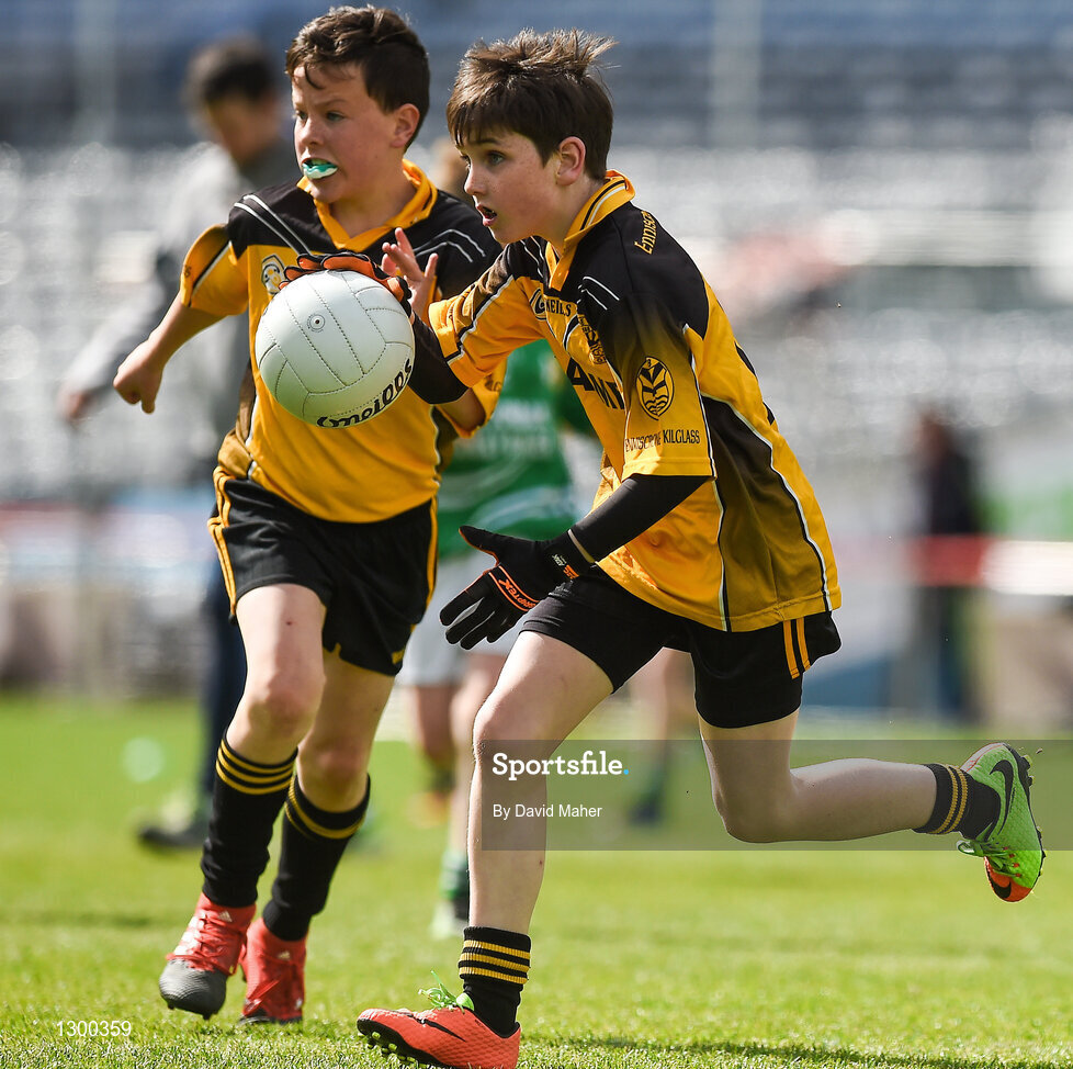 12 April 2017; A general view of action between Enniscrone GAA club, Co. Sligo and Dunmore MacHales GAA club, Co. Galway during The Go Games Provincial Days in partnership with Littlewoods Ireland Day 3 at Croke Park in Dublin. Photo by David Maher/Sportsfile