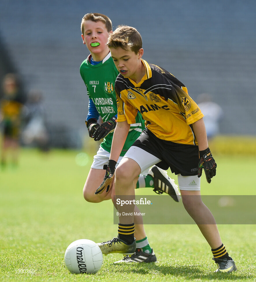 12 April 2017; A general view of action between Enniscrone GAA club, Co. Sligo and Dunmore MacHales GAA club, Co. Galway during The Go Games Provincial Days in partnership with Littlewoods Ireland Day 3 at Croke Park in Dublin. Photo by David Maher/Sportsfile
