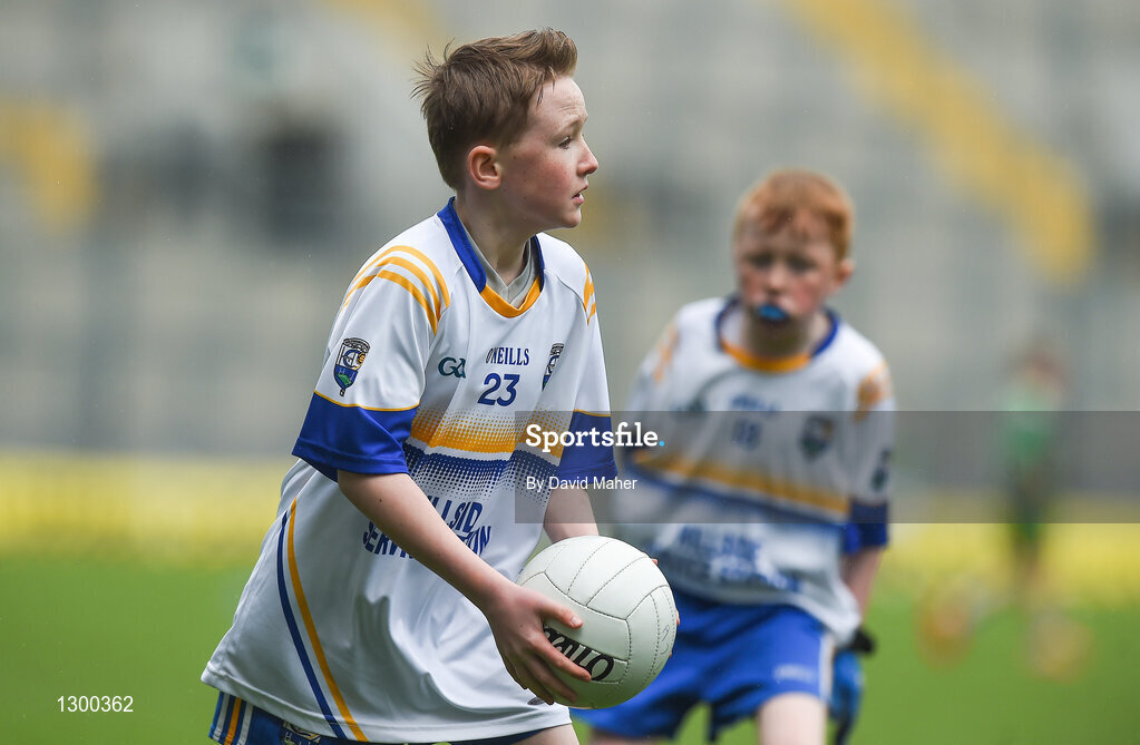 12 April 2017; A general view of action between  Dunmore MacHales GAA club, Co. Galway and  Hollymount Carramore GAA club, Co .Mayo during The Go Games Provincial Days in partnership with Littlewoods Ireland Day 3 at Croke Park in Dublin. Photo by David Maher/Sportsfile