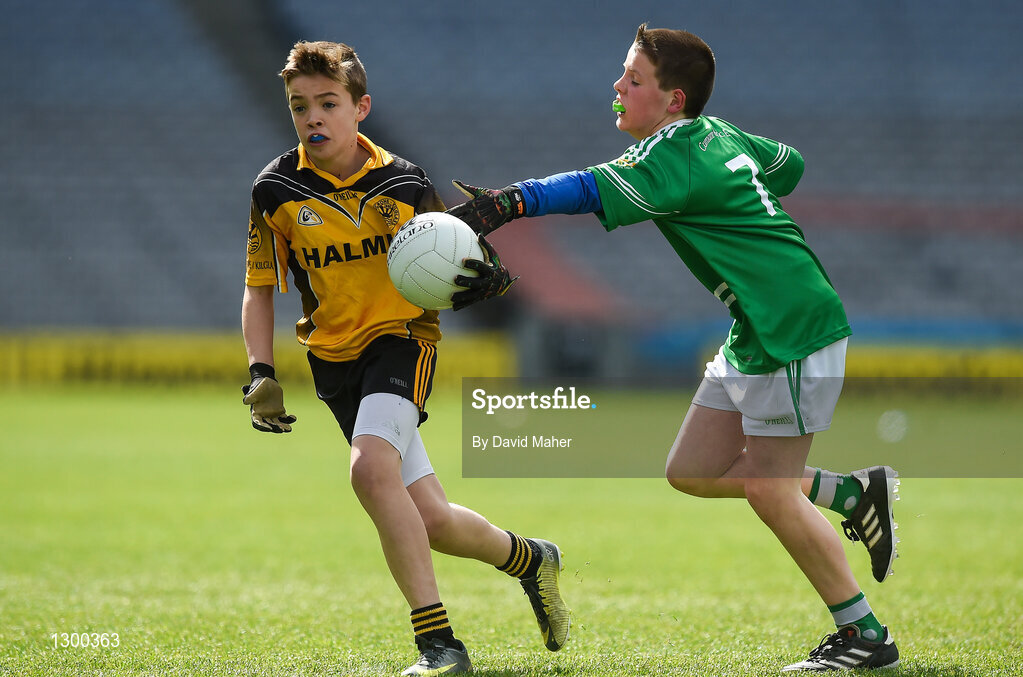 12 April 2017; A general view of action between Enniscrone GAA club, Co. Sligo and Dunmore MacHales GAA club, Co. Galway during The Go Games Provincial Days in partnership with Littlewoods Ireland Day 3 at Croke Park in Dublin. Photo by David Maher/Sportsfile