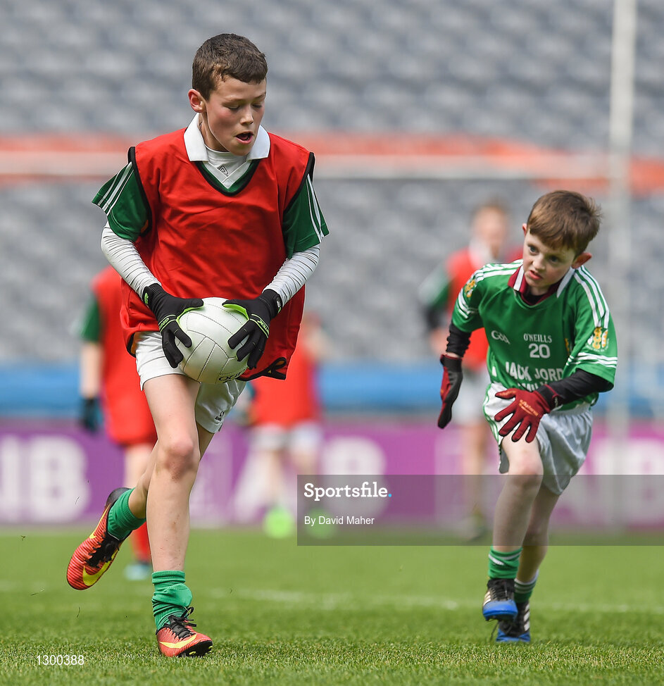 12 April 2017; A general view of action between Bunninadden Ballymote GAA club, Co.Sligo and Dunmore MacHales GAA club, Co.Galway during The Go Games Provincial Days in partnership with Littlewoods Ireland Day 3 at Croke Park in Dublin. Photo by David Maher/Sportsfile