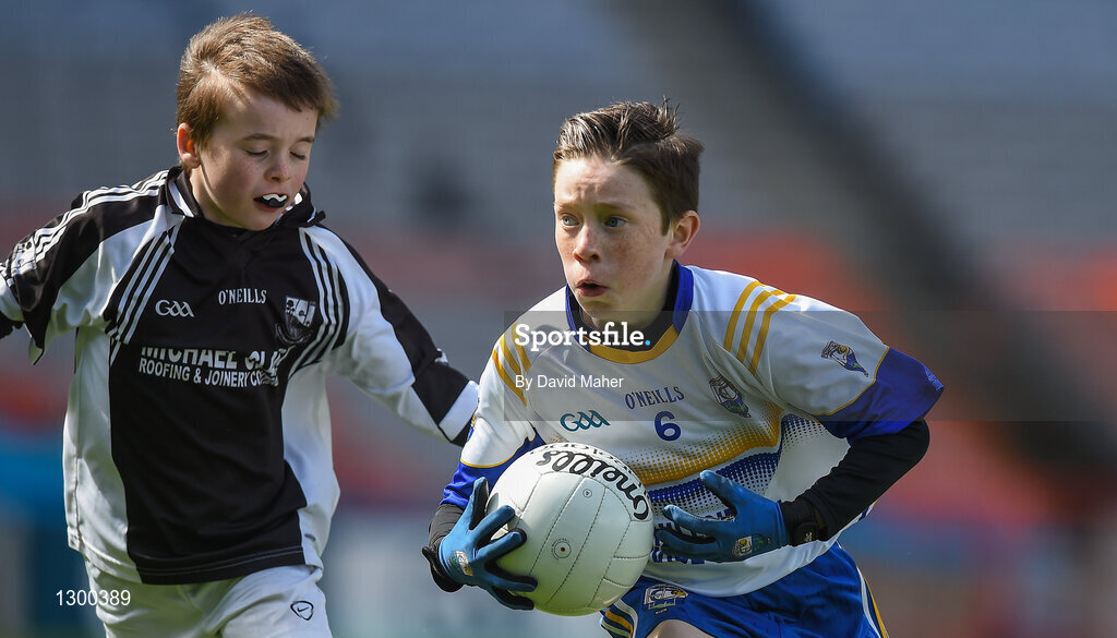 12 April 2017; A general view of action between Hollymount Carramore GAA club, co.Mayo and Glen Gaels GAA club, Co.Leitrim during The Go Games Provincial Days in partnership with Littlewoods Ireland Day 3 at Croke Park in Dublin. Photo by David Maher/Sportsfile