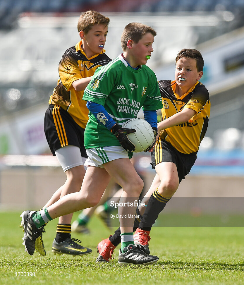 12 April 2017; A general view of action between Enniscrone GAA club, Co.Sligo and Dunmore MacHales GAA club, Co.Galway during The Go Games Provincial Days in partnership with Littlewoods Ireland Day 3 at Croke Park in Dublin. Photo by David Maher/Sportsfile